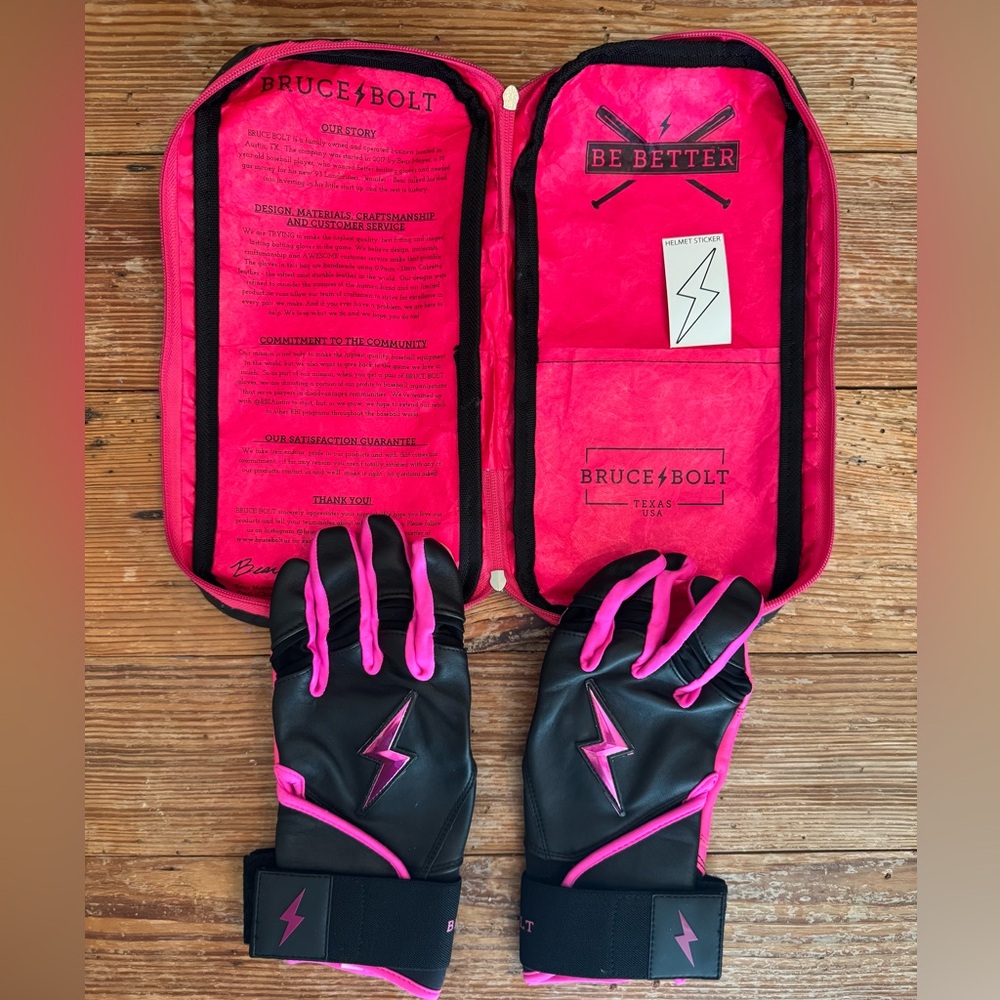 Bruce Bolt Creator Series Long Cuff Batting Gloves